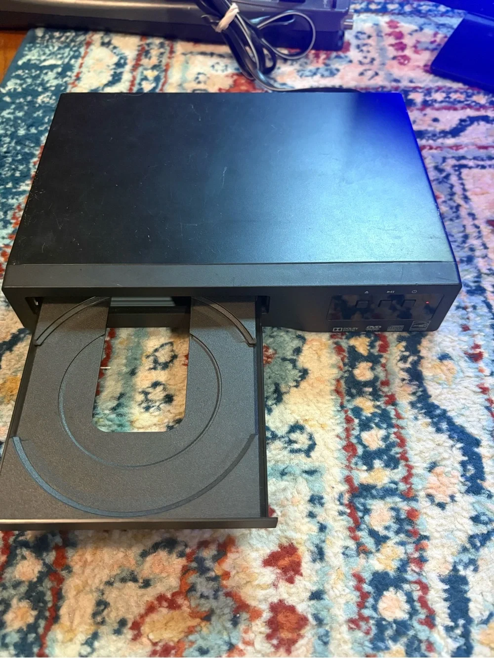 Sanyo Black DVD Player - Sleek Home Media Console